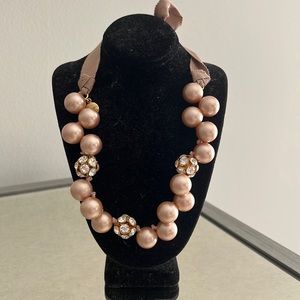 Ribbon chunky necklace